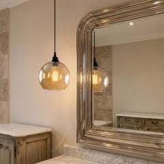 Suspension lustre D BY M.RED Gold Black - Doré et noir - Style glamou