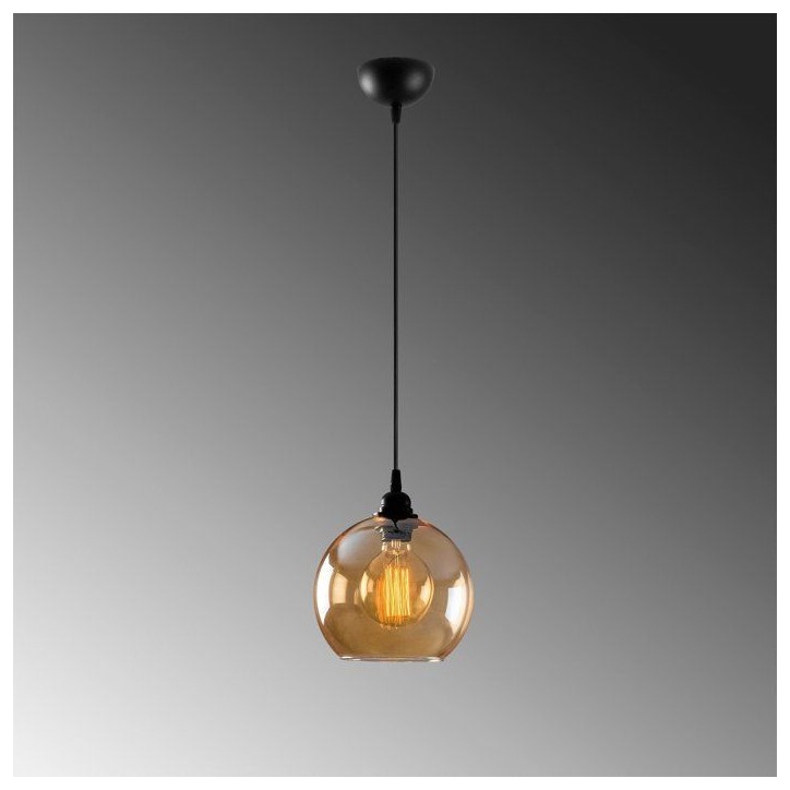 Suspension lustre D BY M.RED Gold Black - Doré et noir - Style glamour - Ambiance chaleureuse