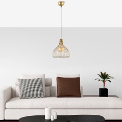 Suspension lustre D BY M.RED Gold - Métal doré - Chic - Décoration
