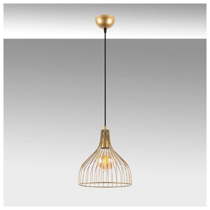 Suspension lustre D BY M.RED Gold - Métal doré - Chic - Décoration raffinée