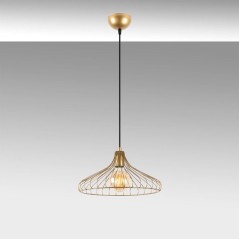 Suspension lustre D BY M.RED Gold - Métal doré - Glamour - Design pr