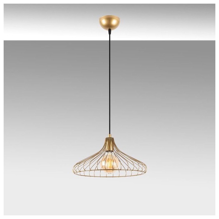 Suspension lustre D BY M.RED Gold - Métal doré - Glamour - Design premium