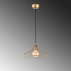Suspension lustre D BY M.RED Gold - Métal doré - Glamour - Design pr