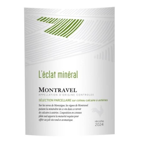 L'Eclat Minéral 2024 Montravel - Vin blanc de Bordeaux