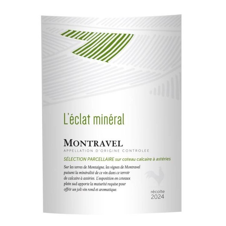 L'Eclat Minéral 2024 Montravel - Vin blanc de Bordeaux