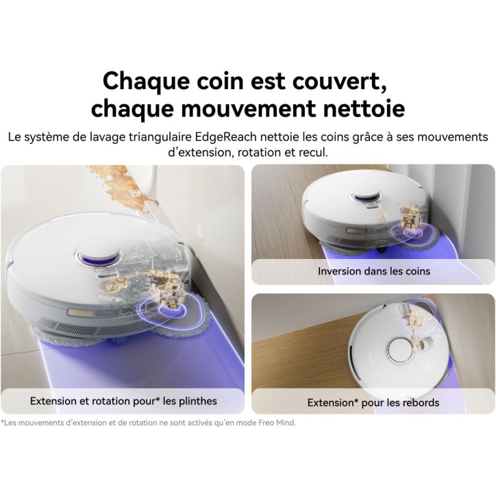 NARWAL Freo X10 Pro - Aspirateur Robot Laveur - 11 000 Pa - Double Flux Anti-Enchevetrement - Auto-Nettoyage et Séchage NARWAL Freo X10 Pro - Aspirateur Robot Laveur - 11 000 Pa - Double Flux Anti-Enchevetrement - Auto-Nettoyage et Séchage