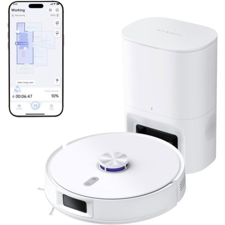 NARWAL Freo S - Robot Aspirateur Laveur - 8000 Pa - Autovidage 180 Jou
