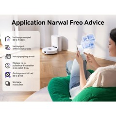 NARWAL Freo S - Robot Aspirateur Laveur - 8000 Pa - Autovidage 180 Jou