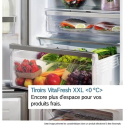 Réfrigérateur combiné - BOSCH - KGN392WCF - 363L - No Frost - VitaF