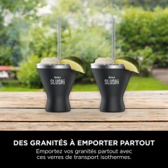 Verres a cocktail isothermes - NINJA - SLUSHi XSKMRG2BKEUK - Lot de 2
