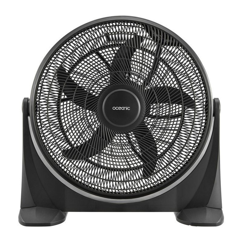 Ventilateur de sol OCEANIC - 65 W - Diametre 54 cm - 3 vitesses - Incl