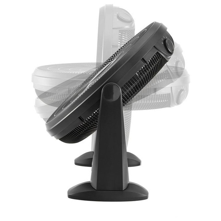 Ventilateur de sol OCEANIC - 65 W - Diametre 54 cm - 3 vitesses - Inclinable a 360° - Noir Ventilateur de sol OCEANIC - 65 W - Diametre 54 cm - 3 vitesses - Inclinable a 360° - Noir