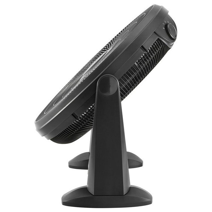 Ventilateur de sol OCEANIC - 65 W - Diametre 54 cm - 3 vitesses - Inclinable a 360° - Noir Ventilateur de sol OCEANIC - 65 W - Diametre 54 cm - 3 vitesses - Inclinable a 360° - Noir
