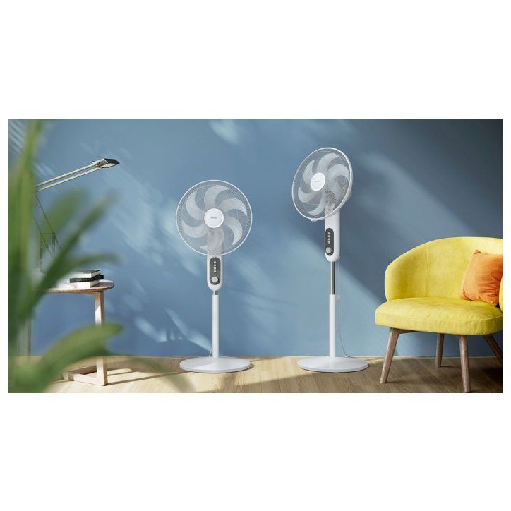 Ventilateur sur pied - PHILIPS - CX5535/00 - Série 5000 - Flux d'air de 230 m³/h - 28 db(A) - Blanc