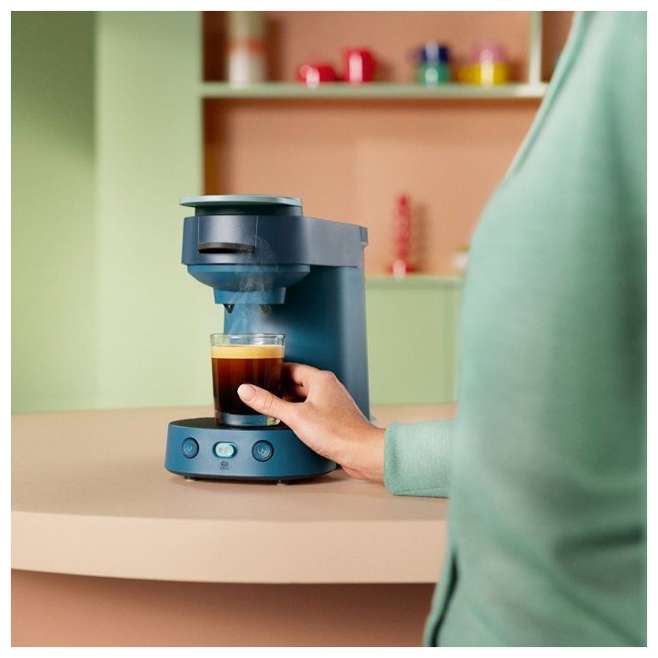 Cafetiere a dosette - PHILIPS SENSEO - CSA225/01 - machine a café Vibe - Bleu canard Cafetiere a dosette - PHILIPS SENSEO - CSA225/01 - machine a café Vibe - Bleu canard