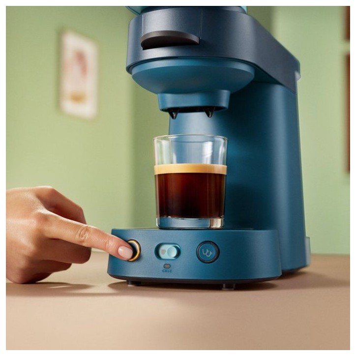 Cafetiere a dosette - PHILIPS SENSEO - CSA225/01 - machine a café Vibe - Bleu canard Cafetiere a dosette - PHILIPS SENSEO - CSA225/01 - machine a café Vibe - Bleu canard
