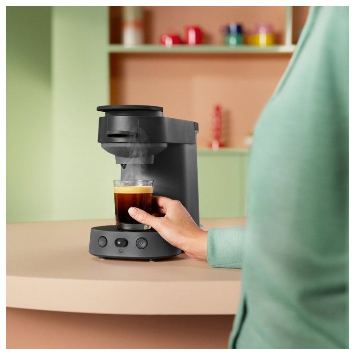 Cafetiere a dosette - PHILIPS SENSEO - CSA225/61 - machine a café Vibe - Noire