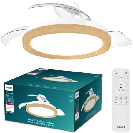Ventilateur de plafond - Philips - Bliss - Pales rétractables - Diame
