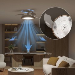 Ventilateur de plafond - Philips - Bliss - Pales rétractables - Diame