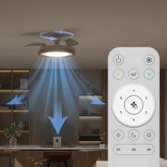 Ventilateur de plafond - Philips - Bliss - Pales rétractables - Diame