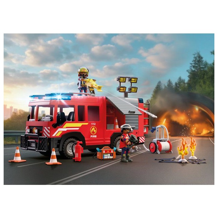 PLAYMOBIL 72193 Camion VSAV de pompiers, City Action les pompiers, 126 pieces, des 4 ans PLAYMOBIL 72193 Camion VSAV de pompiers, City Action les pompiers, 126 pieces, des 4 ans