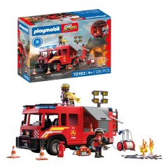 PLAYMOBIL 72193 Camion VSAV de pompiers, City Action les pompiers, 126
