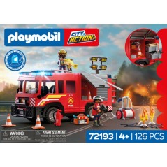 PLAYMOBIL 72193 Camion VSAV de pompiers, City Action les pompiers, 126
