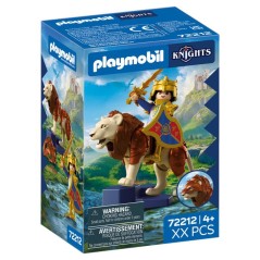 PLAYMOBIL Adventure 72212 Lion et chevalier doré