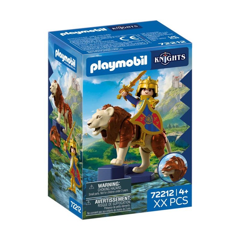 PLAYMOBIL Adventure 72212 Lion et chevalier doré