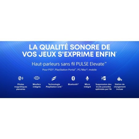 Haut-parleurs PS5 sans fil - PULSE Elevate