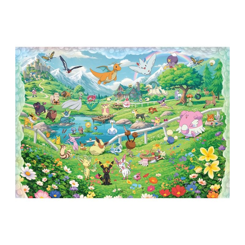 Ravensburger - Puzzle Adulte 40000 pieces - Pokémon - Des 14 ans - Pu