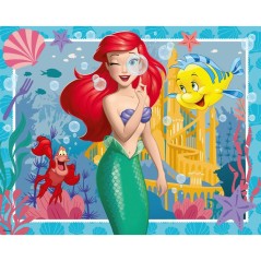 Ravensburger - Puzzle enfant de 48 pieces - Princesse Ariel - Boite forme - 12004396