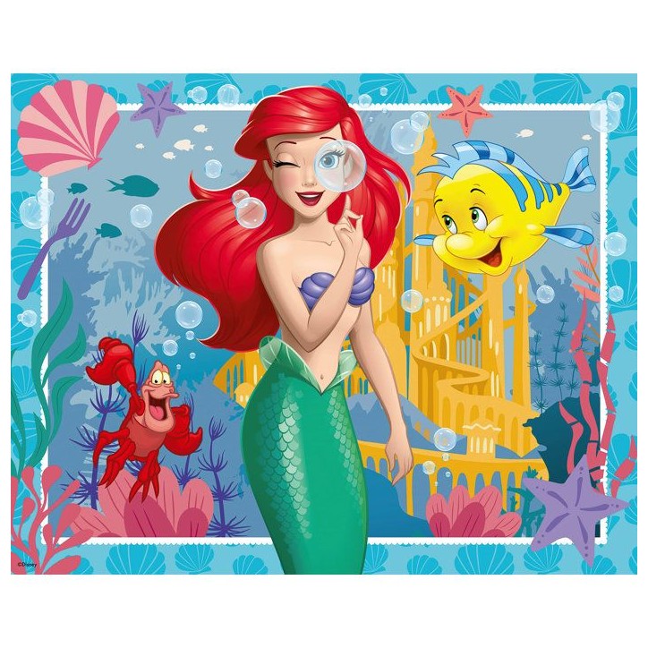 Ravensburger - Puzzle enfant de 48 pieces - Princesse Ariel - Boite forme - 12004396