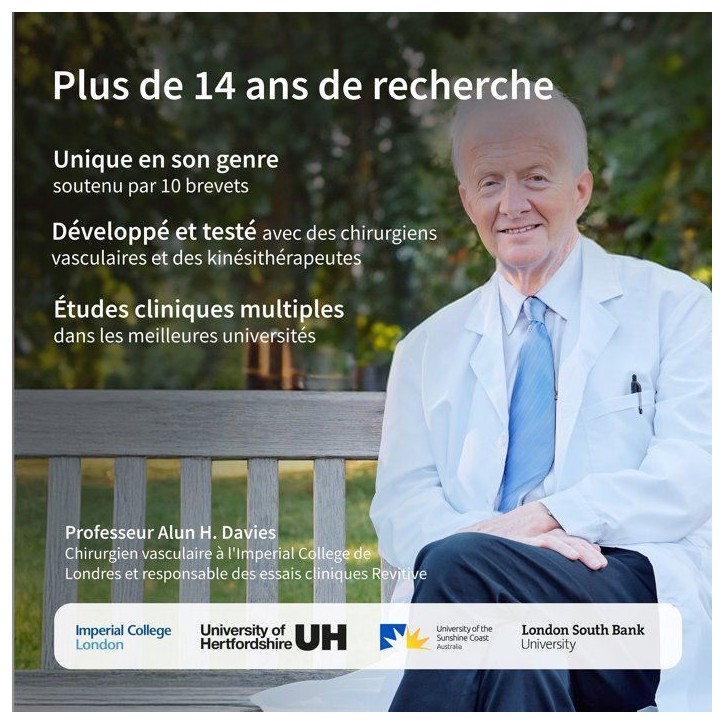 Stimulateur circulatoire - REVITIVE - Medic Genou - Stimulation ciblée - Confort articulaire - Utilisation a domicile Stimulateur circulatoire - REVITIVE - Medic Genou - Stimulation ciblée - Confort articulaire - Utilisation a domicile