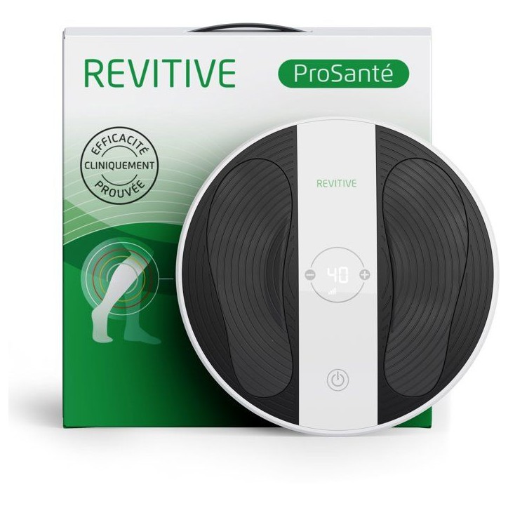 Stimulateur circulatoire - REVITIVE - ProSanté - Stimulation musculaire - Bien-etre des jambes - Utilisation quotidienne Stimulateur circulatoire - REVITIVE - ProSanté - Stimulation musculaire - Bien-etre des jambes - Utilisation quotidienne