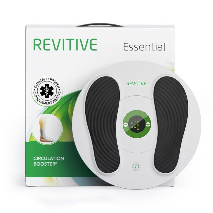 Stimulateur circulatoire - REVITIVE - Essential - Stimulation des jambes - Utilisation simple - Compact Stimulateur circulatoire - REVITIVE - Essential - Stimulation des jambes - Utilisation simple - Compact