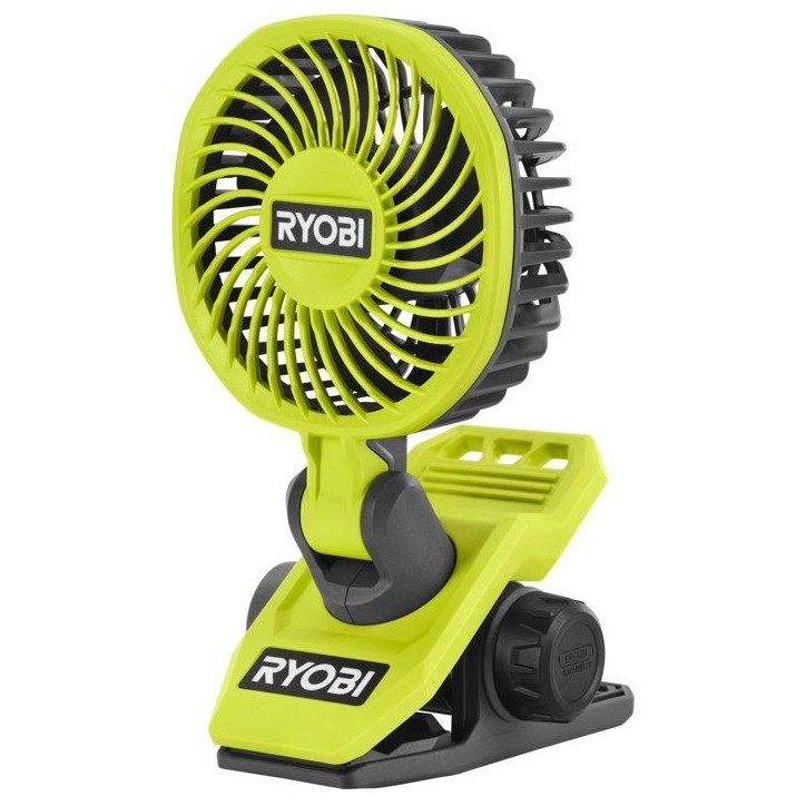 RYOBI Ventilateur a pince 4V USB Lithium orientable - sans batterie ni chargeur - RCF4-0 RYOBI Ventilateur a pince 4V USB Lithium orientable - sans batterie ni chargeur - RCF4-0