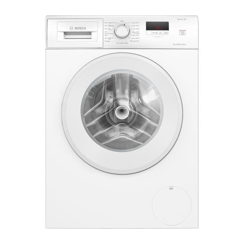 Lave-linge hublot BOSCH WGE03207FR SER2 - 8 kg - Induction - L60cm - 1 Lave-linge hublot BOSCH WGE03207FR SER2 - 8 kg - Induction - L60cm - 1