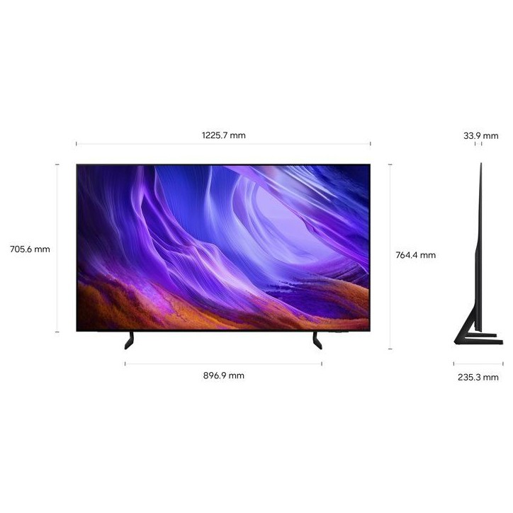 Samsung 55S85H - TV OLED 55 (140 cm) - 4K UHD 3840x2160 - 100 Hz - HDR10+ - Smart TV - Gaming Hub - 4xHDMI 2.1 - WiFi Samsung 55S85H - TV OLED 55 (140 cm) - 4K UHD 3840x2160 - 100 Hz - HDR10+ - Smart TV - Gaming Hub - 4xHDMI 2.1 - WiFi