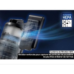 Aspirateur Balai sans fil - SAMSUNG Jet 85S Pet VS70H25XLT - 250 AW -