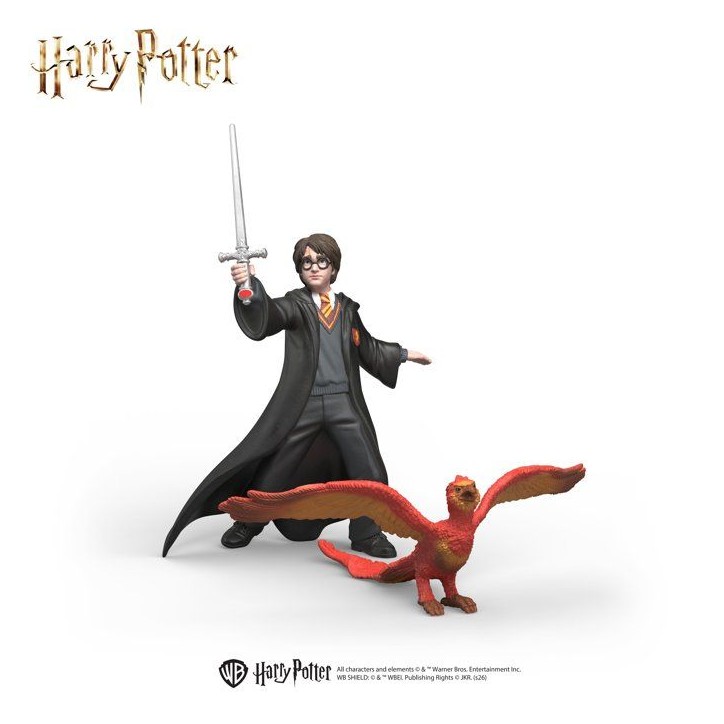 Figurine Harry & Fumseck avec l'épée - SCHLEICH 14994 - Gamme Harry Potter?