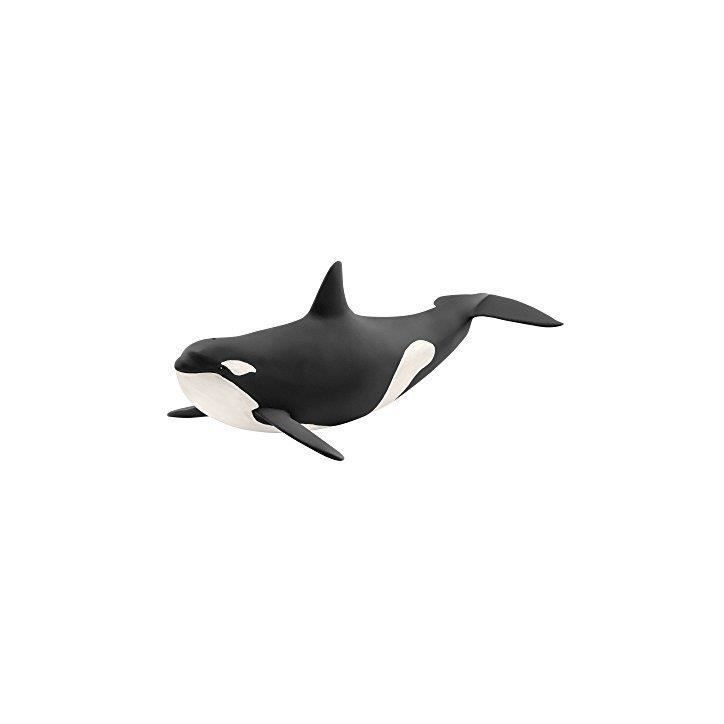 Figurine orque - SCHLEICH - Modele 14807 - Peinte a la main - 10 x 20 x 7 cm - Plastique - Gamme Wild Life - 1 figurine Figurine orque - SCHLEICH - Modele 14807 - Peinte a la main - 10 x 20 x 7 cm - Plastique - Gamme Wild Life - 1 figurine