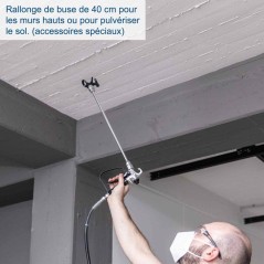 Pistolet a peinture Airless SCHEPPACH - PTSA600 - 227 bar - 2,0 L/min