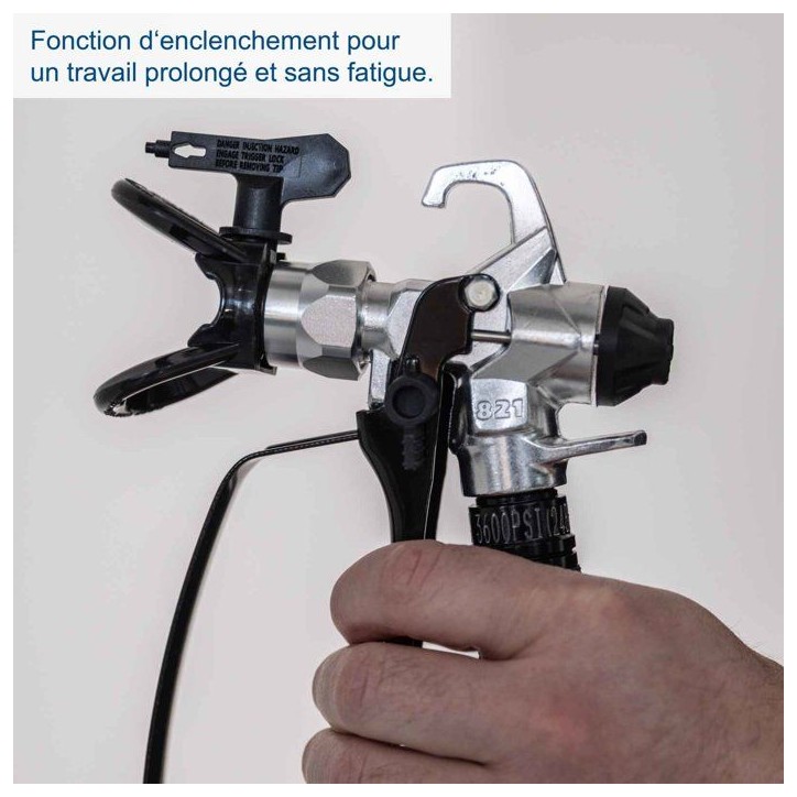 Pistolet a peinture Airless SCHEPPACH - PTSA600 - 227 bar - 2,0 L/min - 950 W