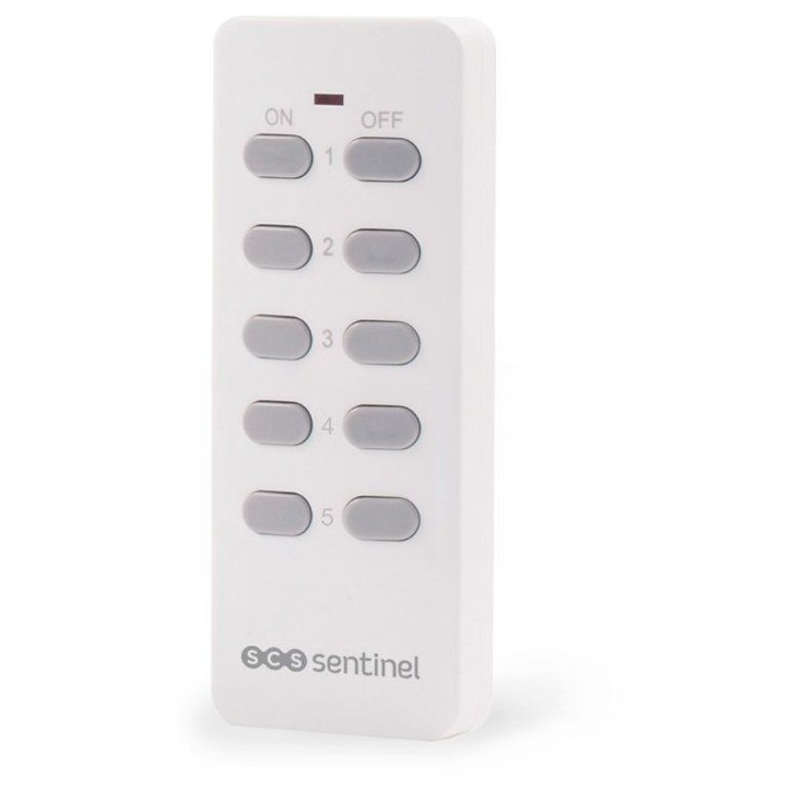 Prises télécommandées - SCS SENTINEL - ControlPower x5 - 5 prises - 1 télécommande Prises télécommandées - SCS SENTINEL - ControlPower x5 - 5 prises - 1 télécommande