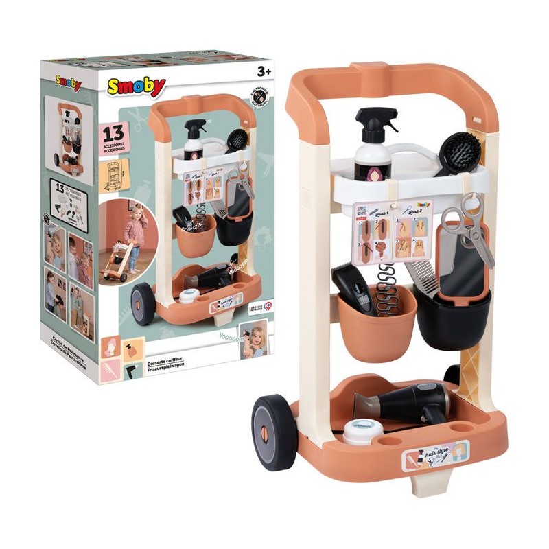 Smoby - My Hair Style Desserte - Des 3 ans - Coiffeur - Imitation - No