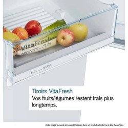 BOSCH Réfrigérateur 1 porte KSV36VLDP - Classe D - 346L