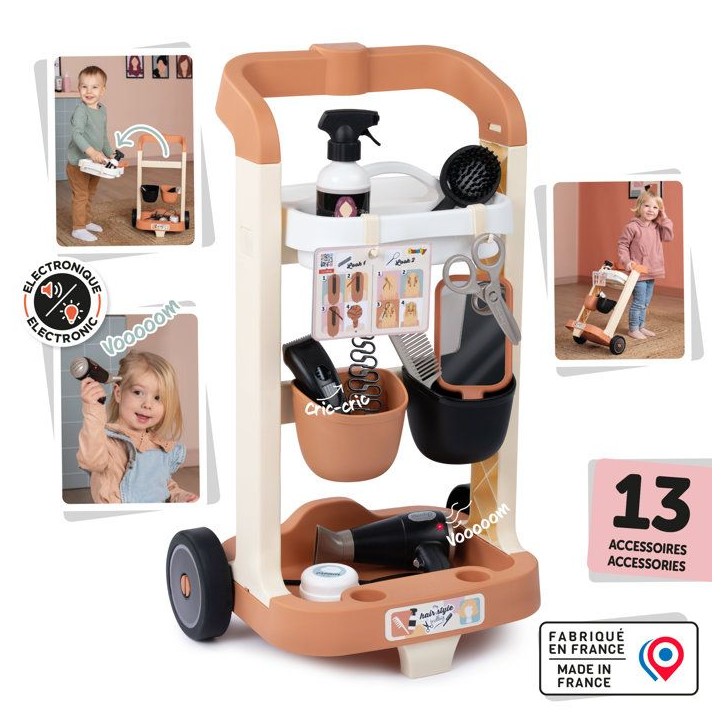 Smoby - My Hair Style Desserte - Des 3 ans - Coiffeur - Imitation - Nombreux accessoires inclus Smoby - My Hair Style Desserte - Des 3 ans - Coiffeur - Imitation - Nombreux accessoires inclus