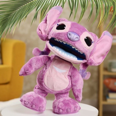 Peluche interactive - STITCH - Angel Ultimate Live Action - 23 cm - Plus de 100 sons et mouvements