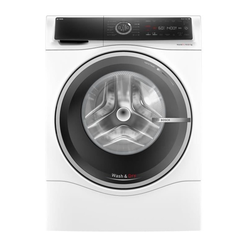 Lave-linge séchant BOSCH WNC254A0FR SER8 - 10,5 / 6 kg - Induction - Lave-linge séchant BOSCH WNC254A0FR SER8 - 10,5 / 6 kg - Induction -